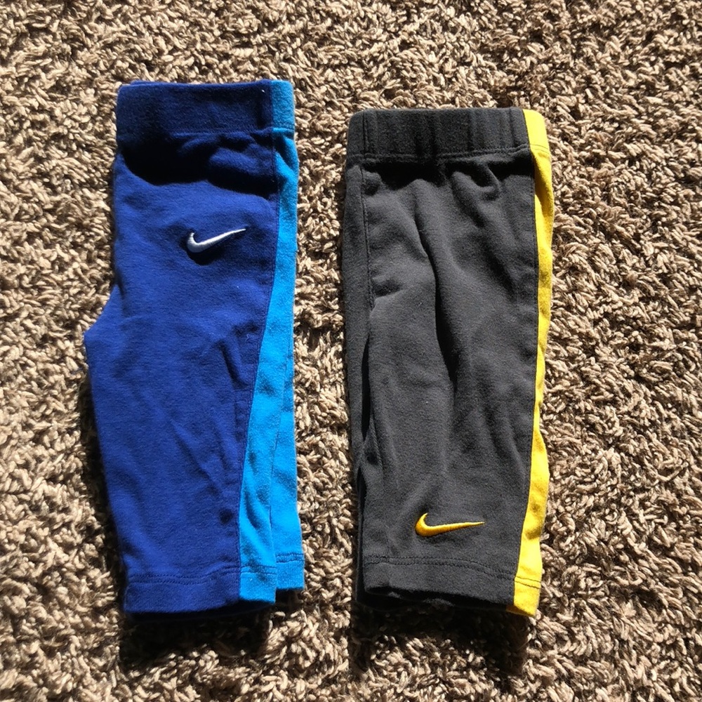 2 pair Baby Boy Nike Pants Sz 6/9 mo